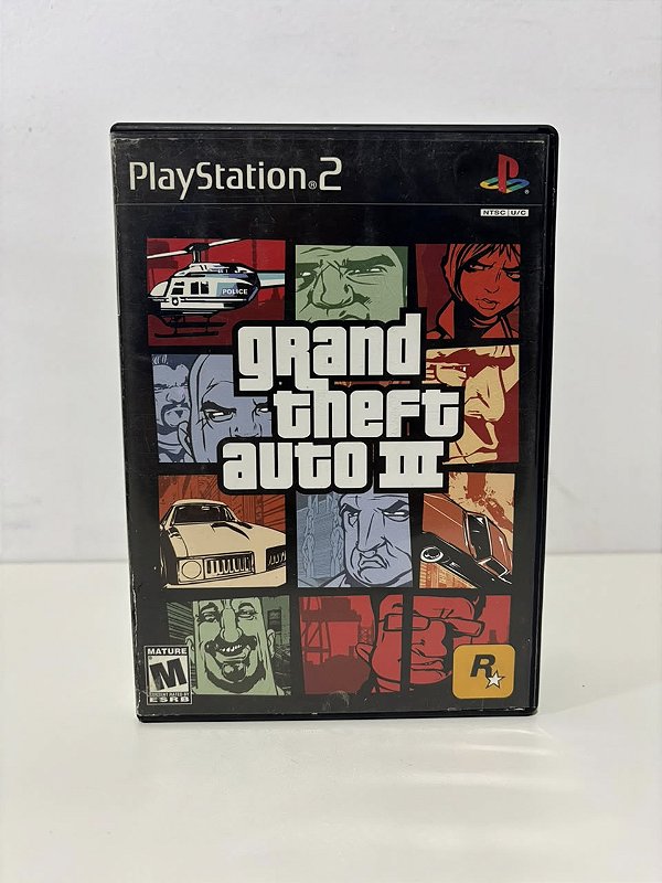 Grand Theft Auto - GTA 3 PS2 Original Americano (Usado)
