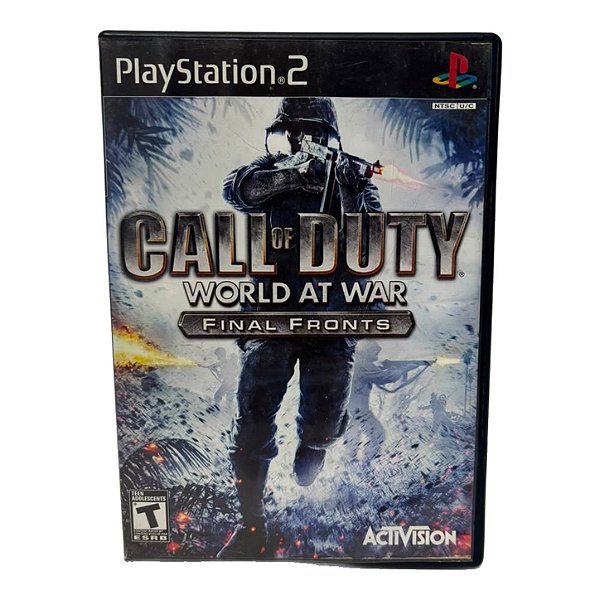 Call Of Duty World At War Final Fronts PS2 Original Americano (Usado)
