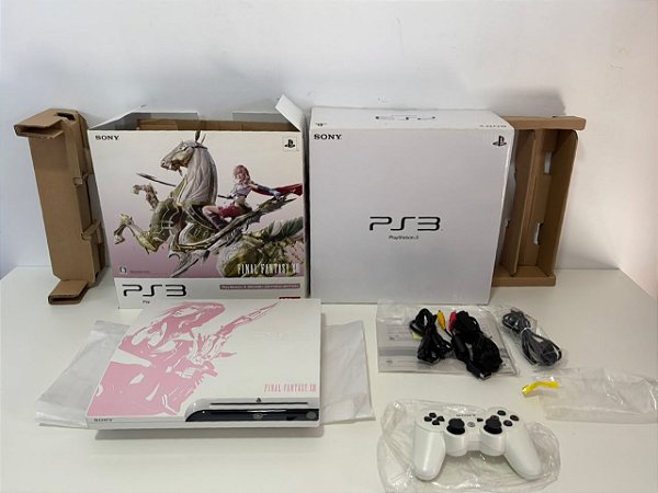 Console Playstation 3 Slim Ed Final Fantasy 13 - PS3 Slim Branco