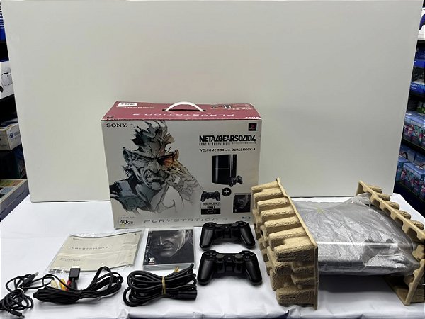 Console Playstation 3 Fat Bundle Metal Gear Solid 4 - Ps3 Fat