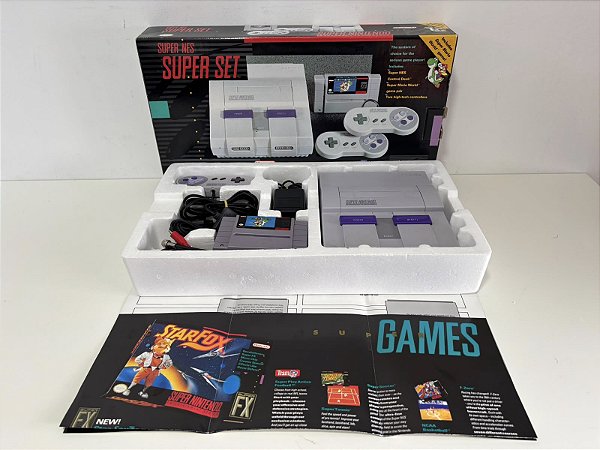 Console Super Nes Super Set - Super Nintendo SNES