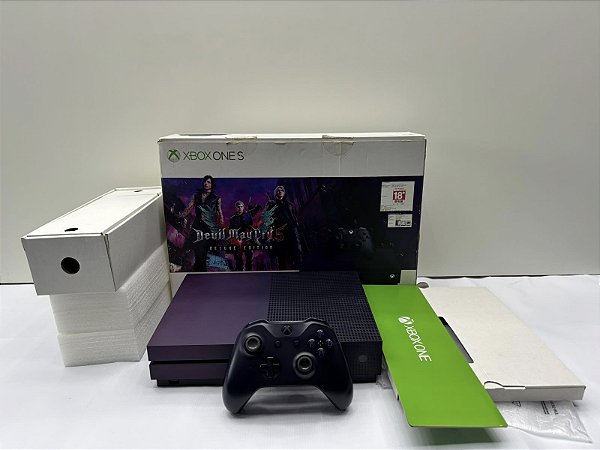 Console Xbox One S Bundle Devil May Cry 5 - Xbox One S Roxo