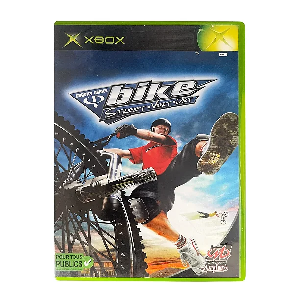 Gravity Games Bike Street/Vert/Dirt Xbox Classic Original Lacrado