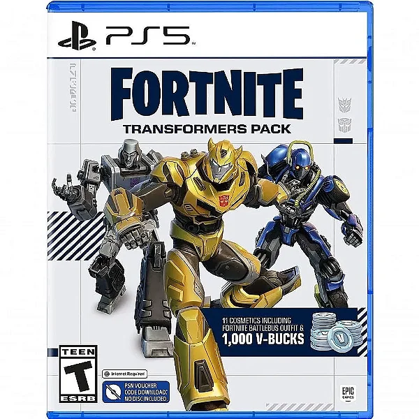 Fortnite Transformesr Pack PS5 Code Inbox