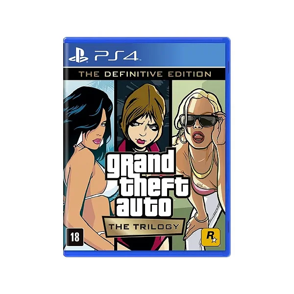 Grand Theft Auto - GTA The Trilogy The Definitive Edition PS4 Mídia Física Lacrado