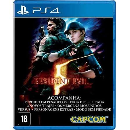 Resident Evil 5 PS4 Novo Lacrado