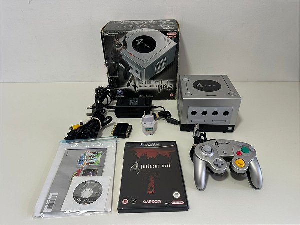 Console Nintendo GameCube Ediçâo Resident Evil 4 Limited Edition Pack