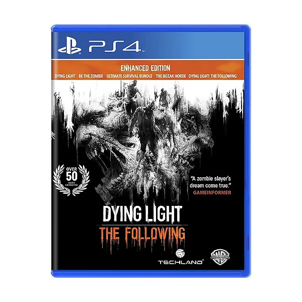 Dying Light The Following PS4 Mídia Física Lacrado