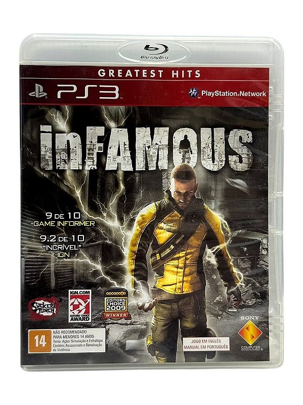 Infamous GH PS3 Mídia Física (Usado)
