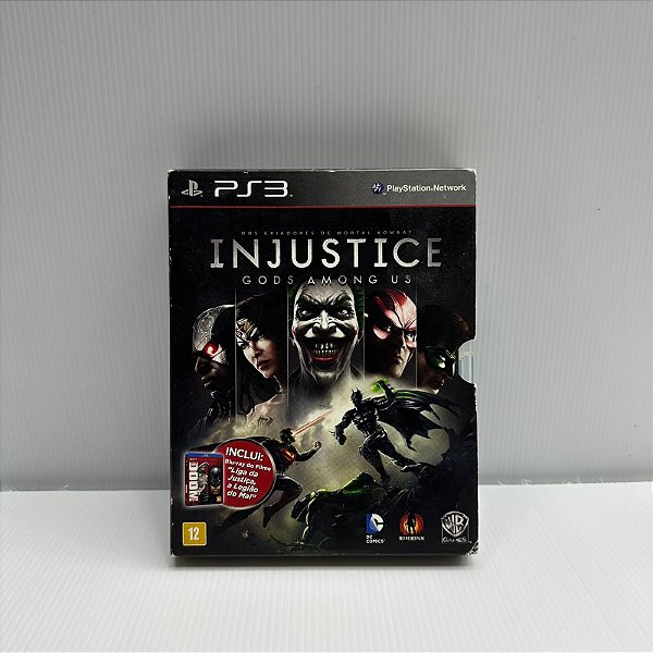 Injustice Gods Among Us + Liga Da Justiça Doom PS3 Mídia Física (Usado)