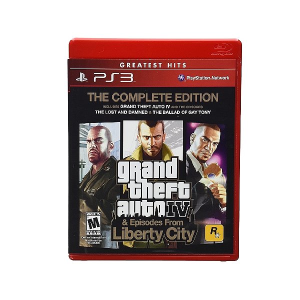Grand Theft Auto - GTA 4 Episodes From Liberty City The Complete Edition GH PS3 Mídia Física Lacrado