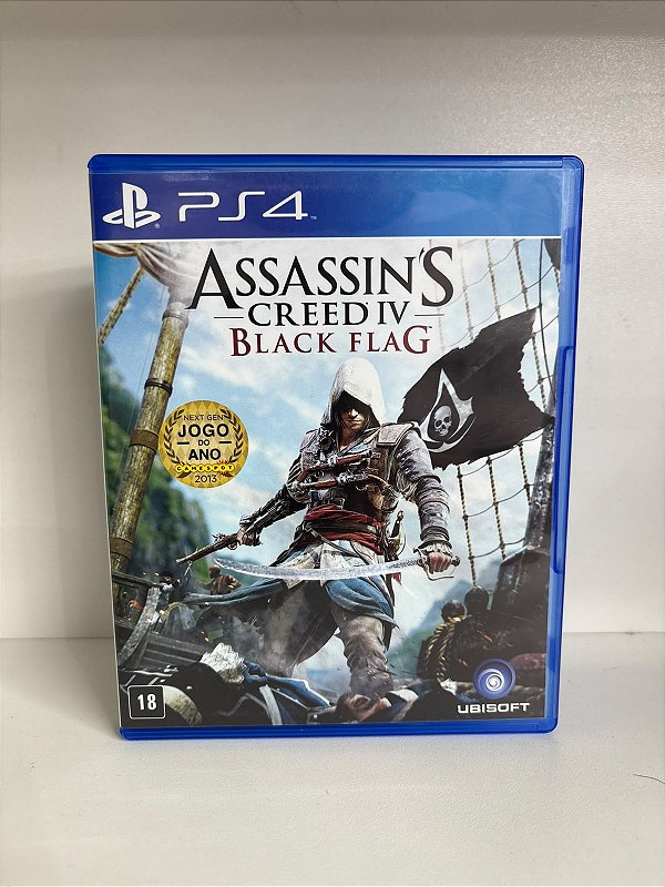 Assassins Creed IV Black Flag PS4 Mídia Física (Usado)
