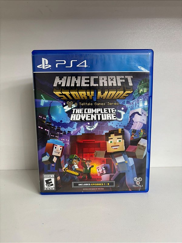 Minecraft Story Mode PS4 Mídia Física (Usado)