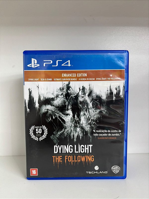 Dying Light Edition The Following PS4 Mídia Física (Usado)