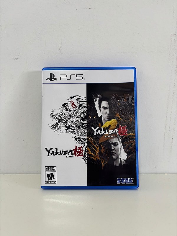 Yakuza Kiwami + Yakuza Kiwami 2 PS5 Mídia Física (Usado)
