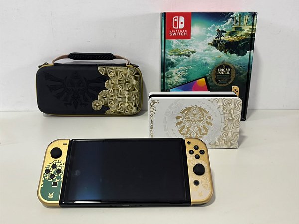 Console Nintendo Switch Oled Ed Zelda Tears Of The Kingdom