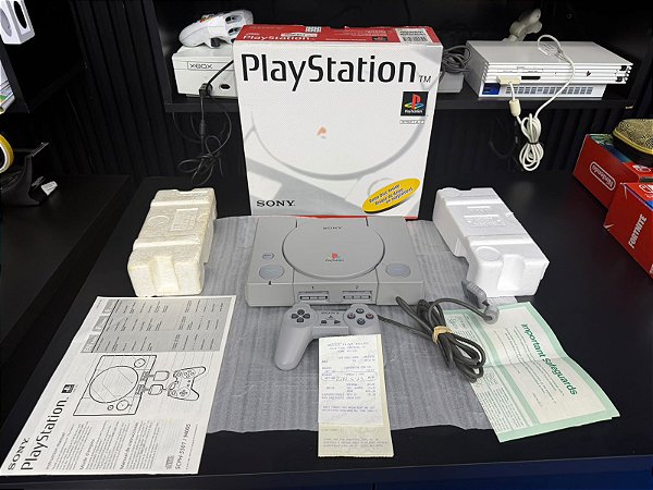 Console Playstation 1 Fat Americano Travado SCPH-5501 CIB - PS1 Fat