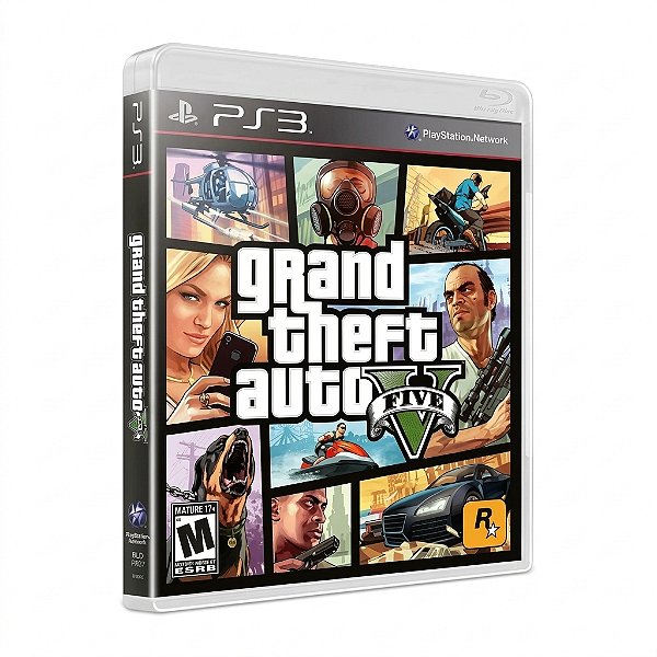 Grand Theft Auto - GTA 5 PS3 Mídia Física Lacrado