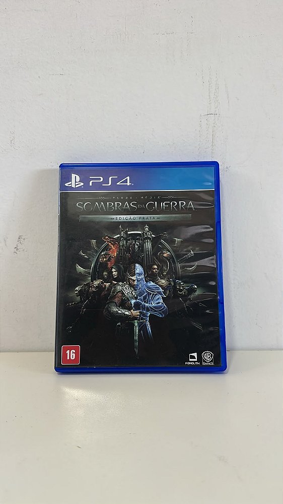Terra Média Sombras Da Guerra Edição Prata PS4 Mídia Física (Usado)