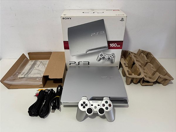 Console PlayStation 3 Slim Satin Silver  - PS3 Slim
