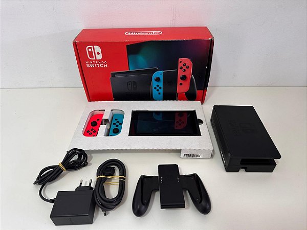 Console Nintendo Switch V2 Desblo 128gb - Switch V2