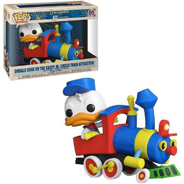 Disney 65 Anos - Pato Donald - Casey Jr. Circus Train Atraction Funko Pop