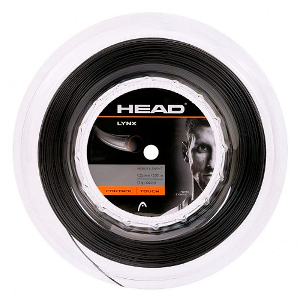 Corda Head Lynx 1.25 mm Chumbo - Rolo 200 metros