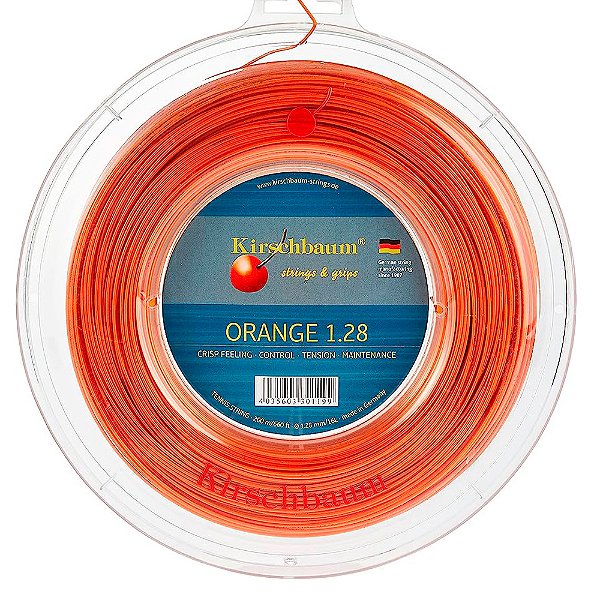 Corda Kirschbaum Super Smash Orange 1.28 mm - Rolo 200 metros