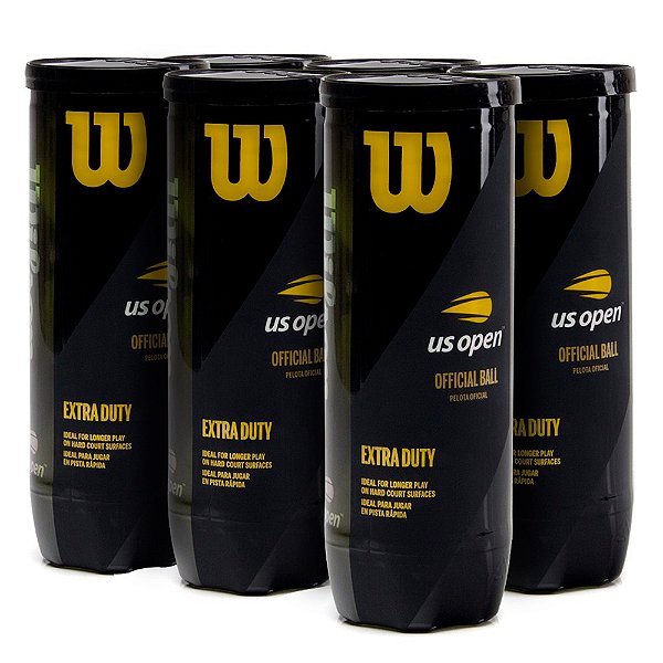 Bola de Tênis Wilson US Open Extra Duty - Pack 6 Tubos