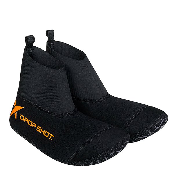 Sapatilha Drop Shot Neo - Preto com Laranja