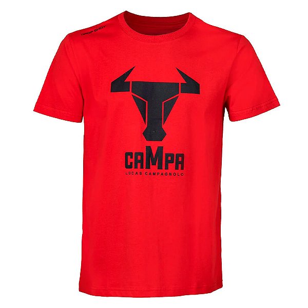 Camiseta Drop Shot Campa Masculina - Vermelha