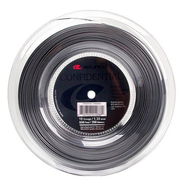 Corda Solinco Confidential 1.30 mm - Rolo 200 metros