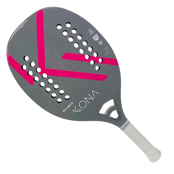 Raquete de Beach Tennis Kona Bulldog Silver 2023