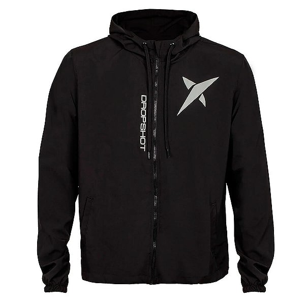 Casaco ﻿﻿Quebra Vento Drop Shot 1.0 - Preto