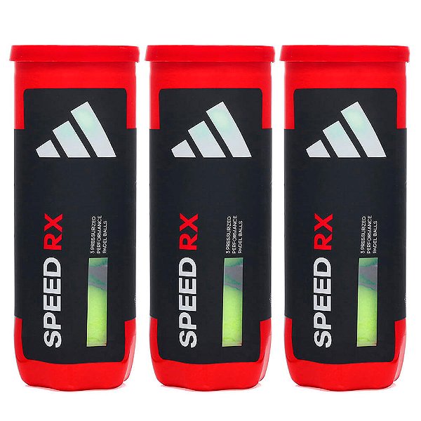 Bola de Padel Adidas Speed RX - Pack 3 Tubos