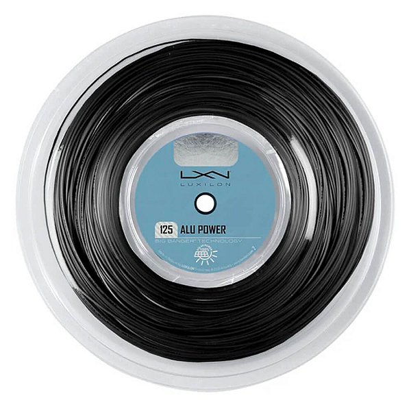 Corda Luxilon Alu Power BLACK 1.25 mm - Rolo 200 metros