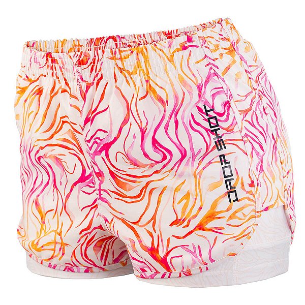 Short duplo Drop Shot NICOLE 3.0 - Rosa