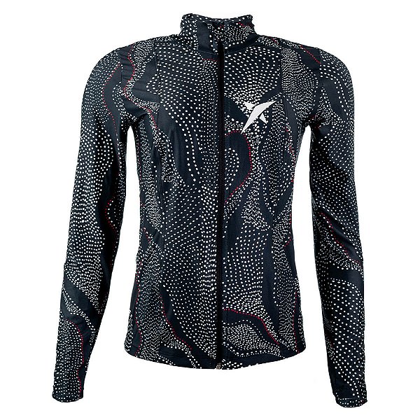 Jaqueta Drop Shot Greta - Preto/Coral