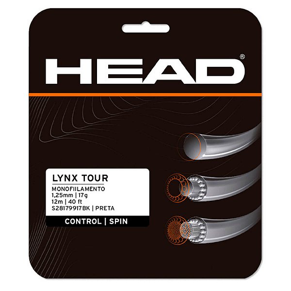 Corda Head Lynx Tour 1.25 mm - Preto