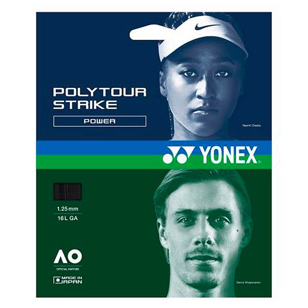 Corda Yonex Poly Tour Strike 1.25 mm – Preta