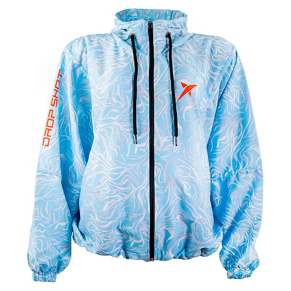 Casaco quebra vento Drop Shot NICOLE 3.0 - Azul Claro
