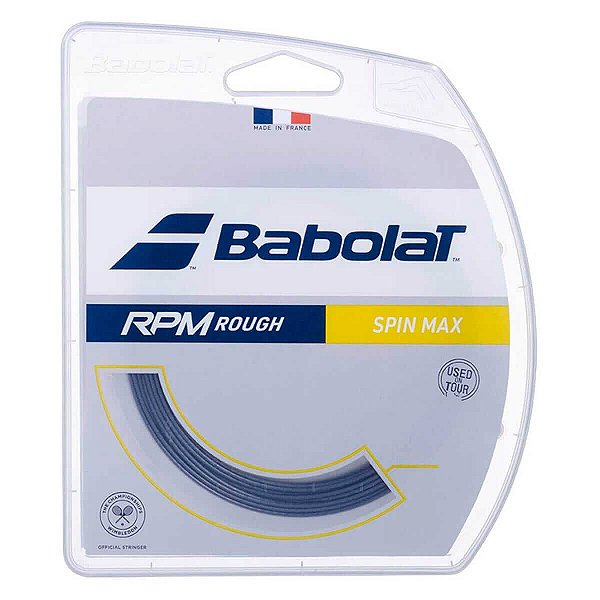 Corda Babolat RPM Rough 1.30 mm - Preta