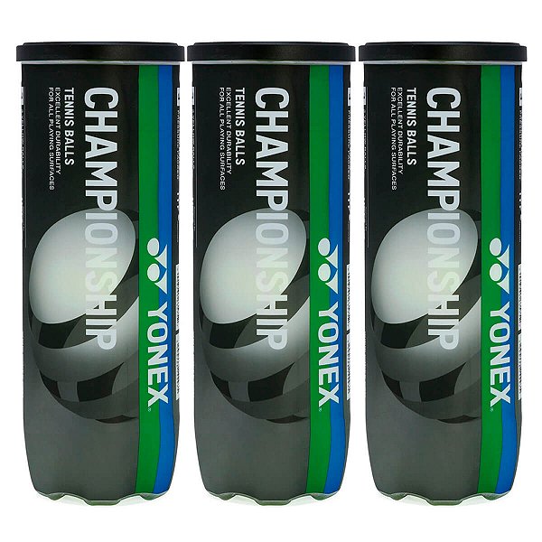 Bola de Tênis Yonex Championship - Pack 3 Tubos