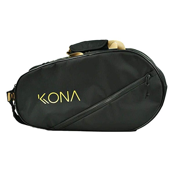 Raqueteira Kona Basic Média - Preto/Dourada