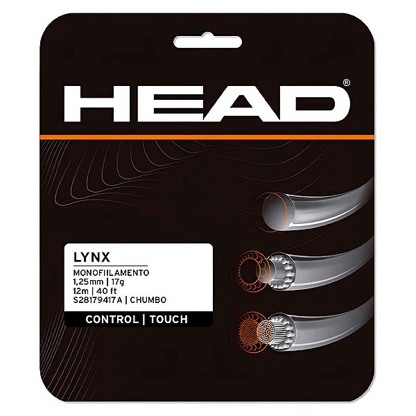 Corda Head Lynx 1.25 mm - Chumbo