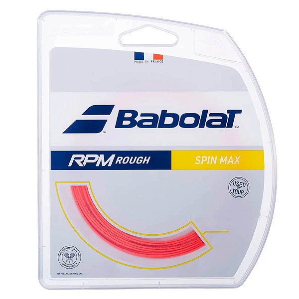 Corda Babolat RPM Rough 1.25 mm - Laranja