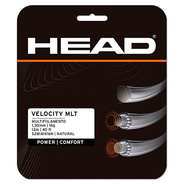 Corda Head Velocity MLT 1.30mm - Preta