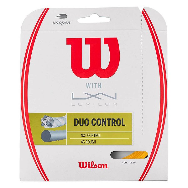 Corda Duo Control Luxilon 4G Rough 1.25 mm e Wilson NXT Control 1.32 mm
