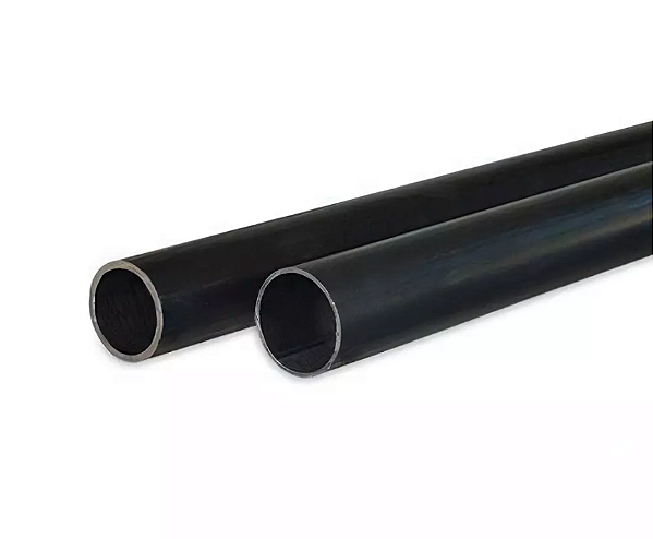 Tubo Redondo 1" x 1.20 " - Preto - 6 Metros