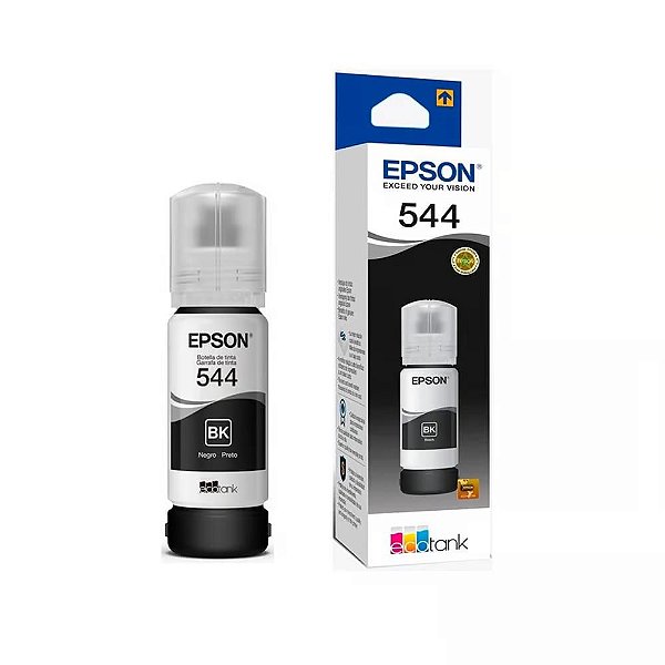 Refil Tinta Epson Preto T544120-AL